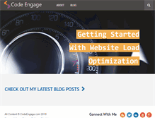 Tablet Screenshot of codeengage.com
